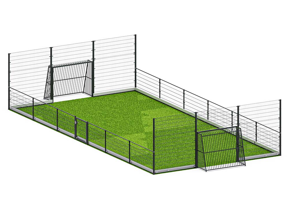 Sportplatz Einzäunungen
