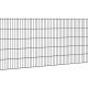 Doppelstabmatte Schwer | Maschengröße 50 x 200 mm | Breite 2500 mm | Höhe 1030 mm | RAL7016