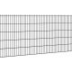 Doppelstabmatte Schwer | Maschengröße 50 x 200 mm | Breite 2500 mm | Höhe 1030 mm | RAL9005