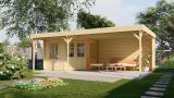 Gartenhaus - Gartenhütte Annette mit Überdachung
