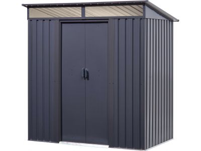 Gerätehaus mit Pultdach und Oberlicht