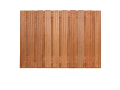 Hartholz-Gartensichtschutz | Breite 180 cm | Höhe 130 cm | 21 Bretter