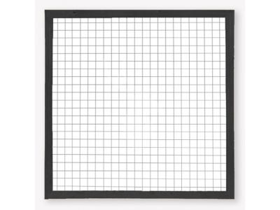 Schwarzes Kiefer Gitterpaneel | Breite 180 cm | Höhe 180 cm