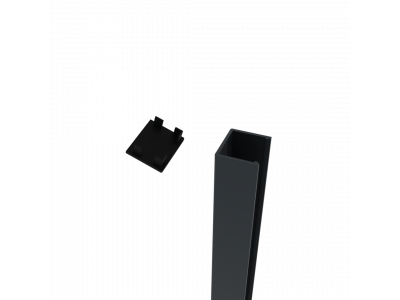 Aluminium Wandprofil | Boston | Länge 190 cm