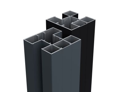 Aluminium Pfosten| Boston | 7,5 x 7,5 cm | Länge 190 cm
