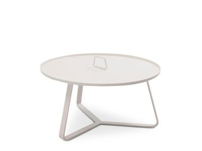 Loungetisch Cannes | 80 cm | Aluminium weiß