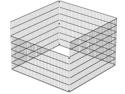 Laubkorb / Kompostkorb | Breite 250 x 250 cm | RAL9005