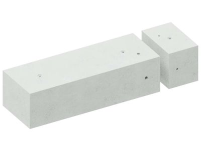 Fundamentblock Schiebetor | für 3 / 4 / 5 Meter | Links