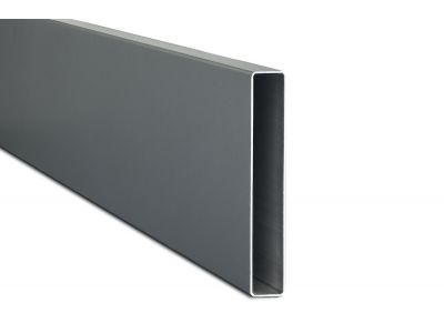 Aluminium Brett | 13,5 x 2,1 cm | Länge 180 cm | Offen | RAL7016