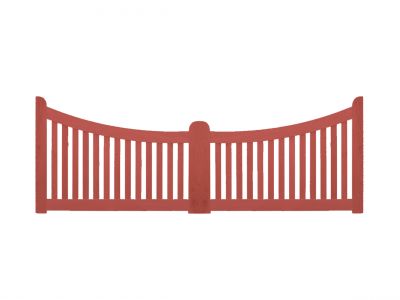 Doppeltor Padouk TP01 (mit Beschlägen & Riegel)