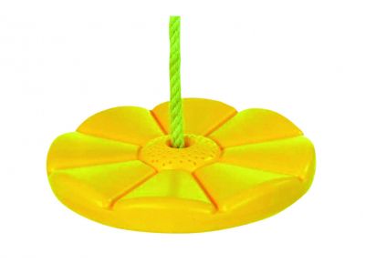 Tellerschaukel Kunststoff gelb