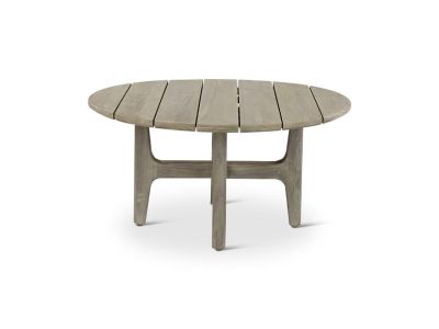 Loungetisch Elisa | 80 cm | Teak grau