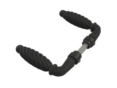 Schwarzer traditioneller Griff