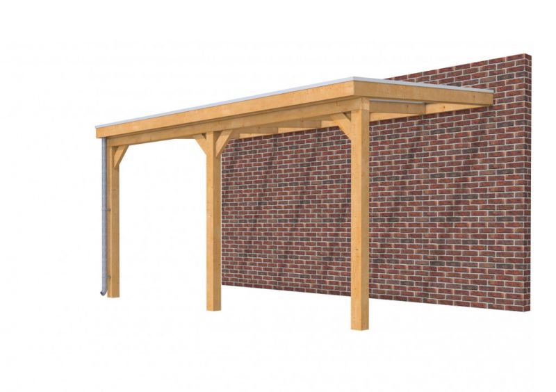 Veranda 500cm breit Douglasienholz