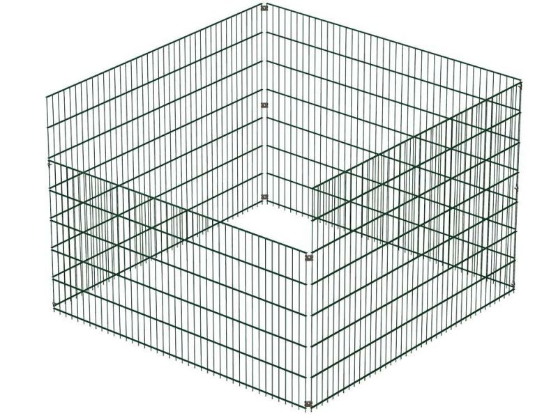 Laubkorb / Kompostkorb | Breite 250 x 250 cm | RAL6009