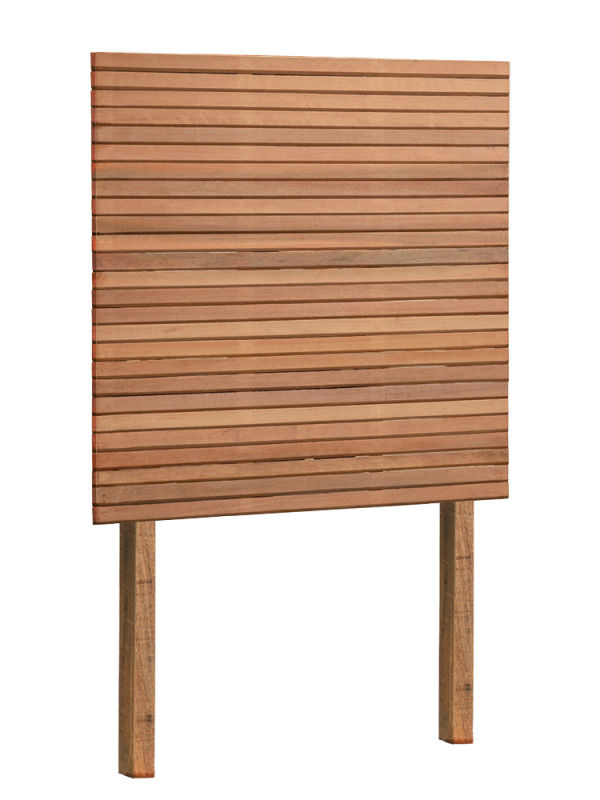 Rhombus Hartholz Zaunpaket