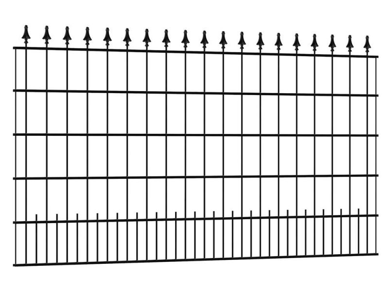 Schmuckzaun Sagitta | 2 Meter breit | RAL9005