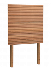 Rhombus Hartholz Zaunpaket