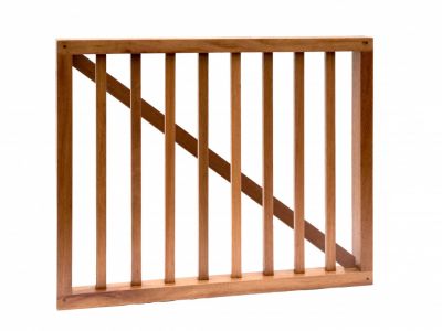 Holztor Hartholz | Breite 100 cm | Höhe 80 cm