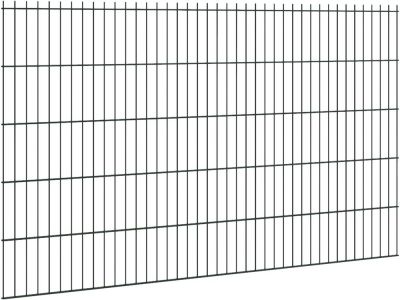 Doppelstabmatte 200 cm breit 103 cm hoch Farbe RAL6009