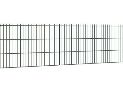 Dubbelstaafmat hek 2.5 meter breed Groen 63 cm