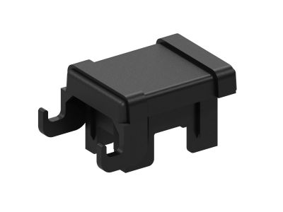 Kunststoff Abdeckkappe | 60 x 40 mm | mit Haken