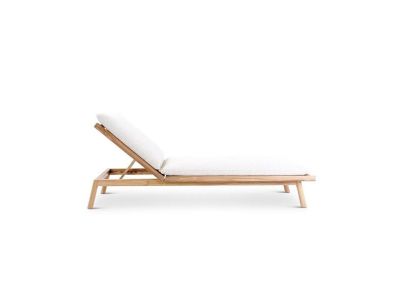 Liege Kuro | Teak natur | inkl. Kissen creme