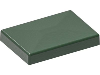 Alu-Kappe für Pfosten 6x4cm Grün RAL6009
