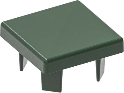 Alu-Kappe für Pfosten 6x6cm Grün RAL6009