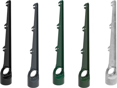 Stacheldrahthalter gerade | für rund 60 mm