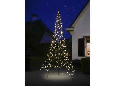 Fairybell Weihnachtsbaum mit Mast 300 cm | 360 LEDs | warmweiß