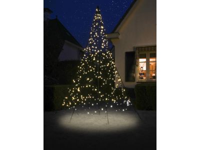 Fairybell Weihnachtsbaum mit Mast 300 cm | 480 LEDs | warmweiß