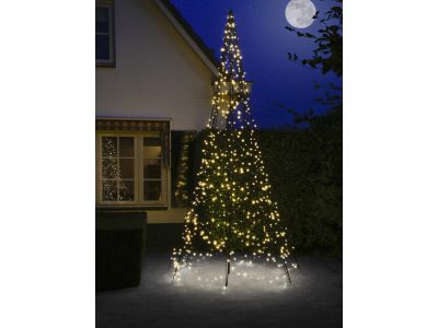 Fairybell Weihnachtsbaum mit Mast 400 cm | 640 LEDs | warmweiß 