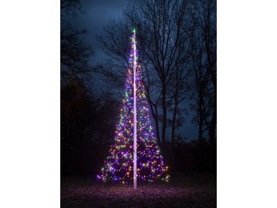 Fairybell Fahnenmast-Weihnachtsbaum 600 cm | 1200 LEDs | mehrfarbig