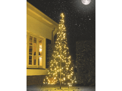 Fairybell Weihnachtsbaum mit Mast 300 cm | 320 LEDs | warmweiß - twinkle