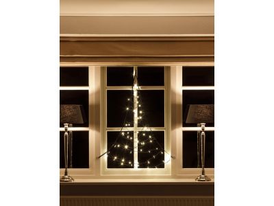 Fairybell Fenster-Weihnachtsbaum 125 cm | 60 LEDs | warmweiß