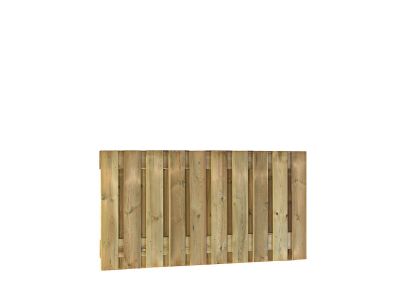 Kiefernholz Gartensichtschutz | Breite 180 cm | Höhe 90 cm | 21 Bretter