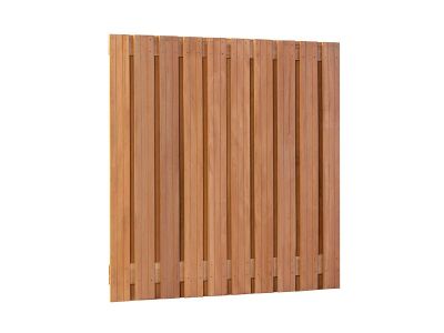 Hartholz Gartensichtschutz | Breite 180 cm | Höhe 180 cm