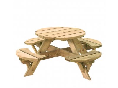 Kinder-Picknicktisch | rund | Jimmy