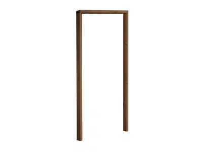 Holzrahmen für Holzzaun | braunem Kiefernholz 