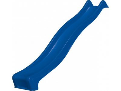 Blaue Rutsche Kunststoff