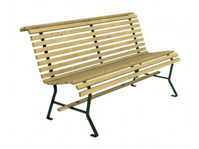 Parkbank 3-Sitzer 160 x 75 x 83 cm