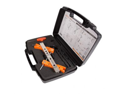Locinox Drillfix | Werkzeugkoffer mit Bohrschablone für Schloss und Anschlag
