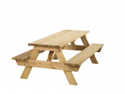 Picknicktisch Bobito | 42 mm dick | Tischplatte 220 x 71 cm