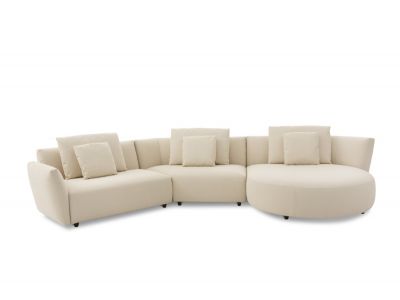 Loungeset Salina | 3-teilig | Rundes Endstück