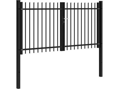 Doppeltüriges Stabgittertor | 300 cm breit