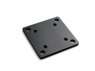 Stahlsockel | 13 x 13 cm | Flach + Schrauben