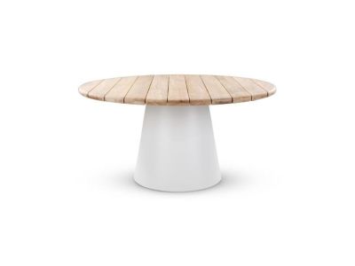 Gartentisch Apollo | 150 cm | Teak natur | Aluminium Gestell