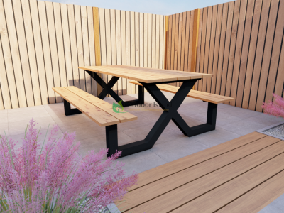 Lounge Picknicktisch | Modell X