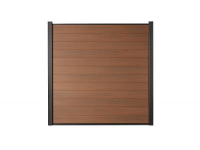 WPC Sichtschutzzaun | Teak